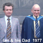 Ian & his dad (Bill) in Edinburgh